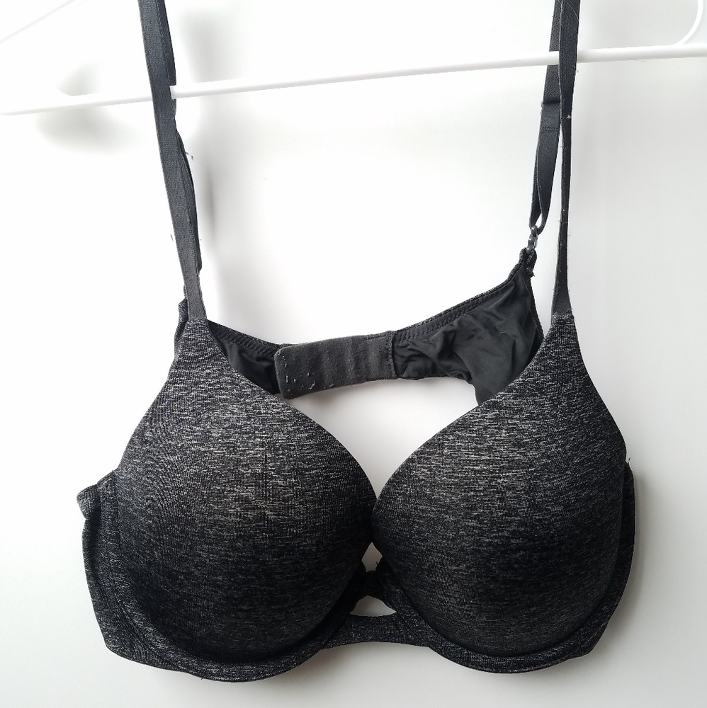Victoria's Secret gray push-up bra